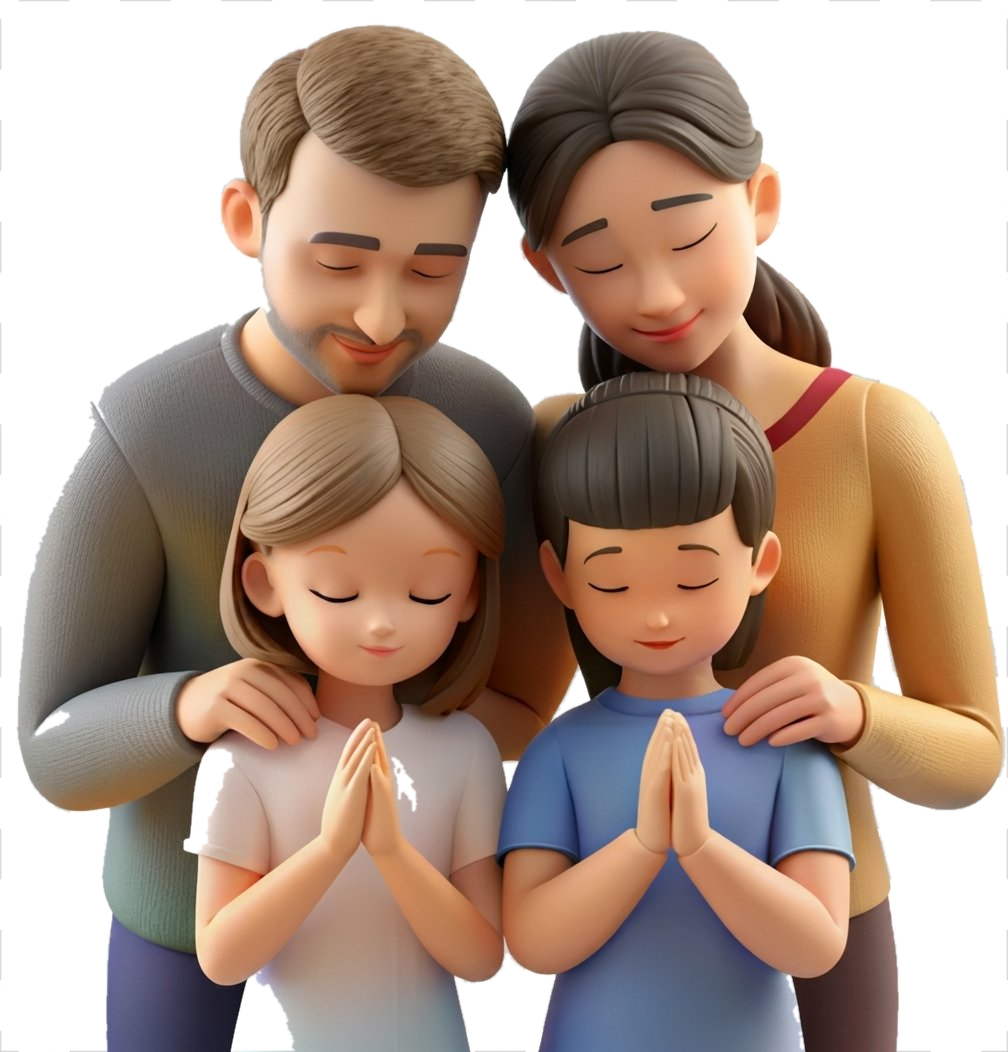 Familia en oración